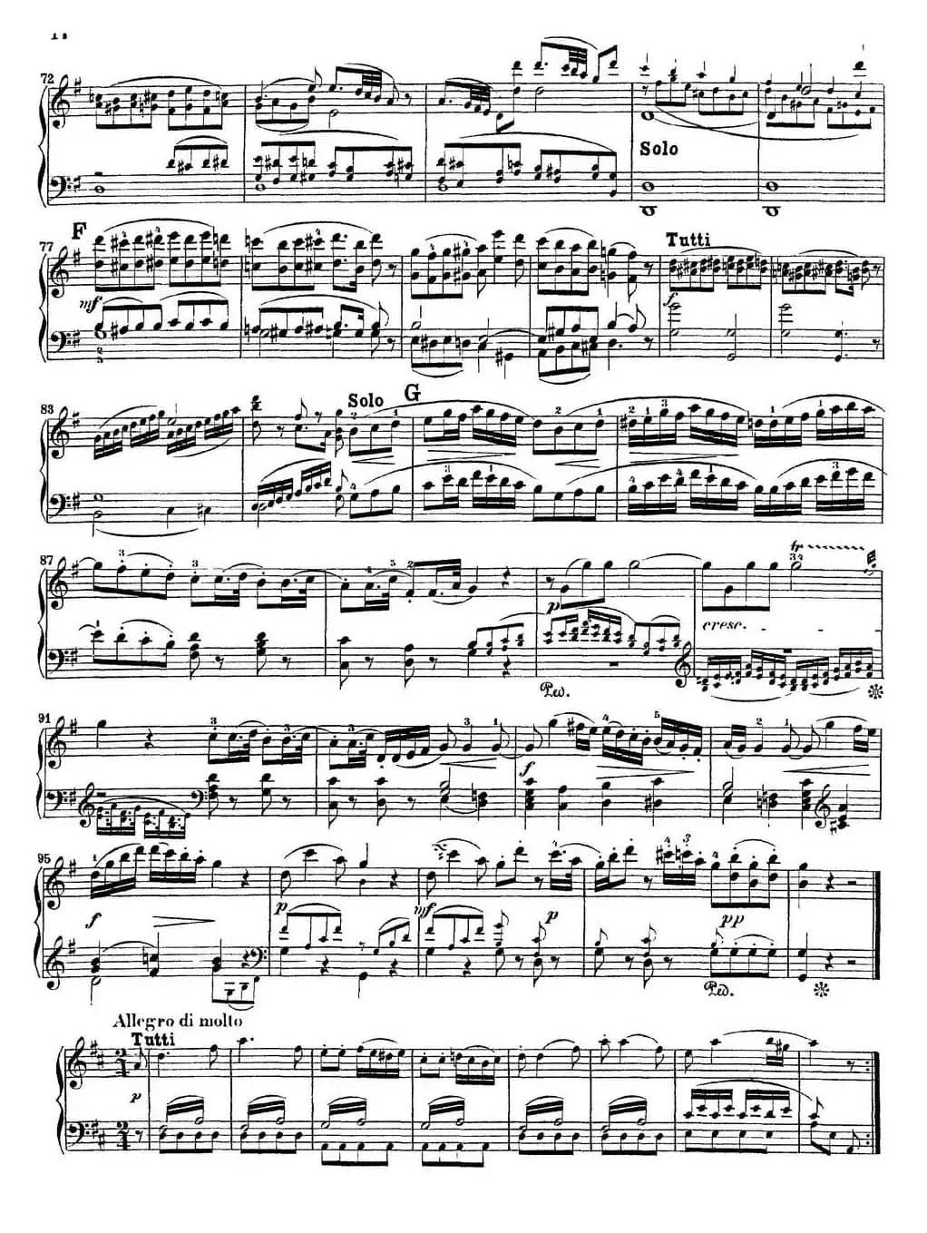 二十八部钢琴协奏曲 No.16