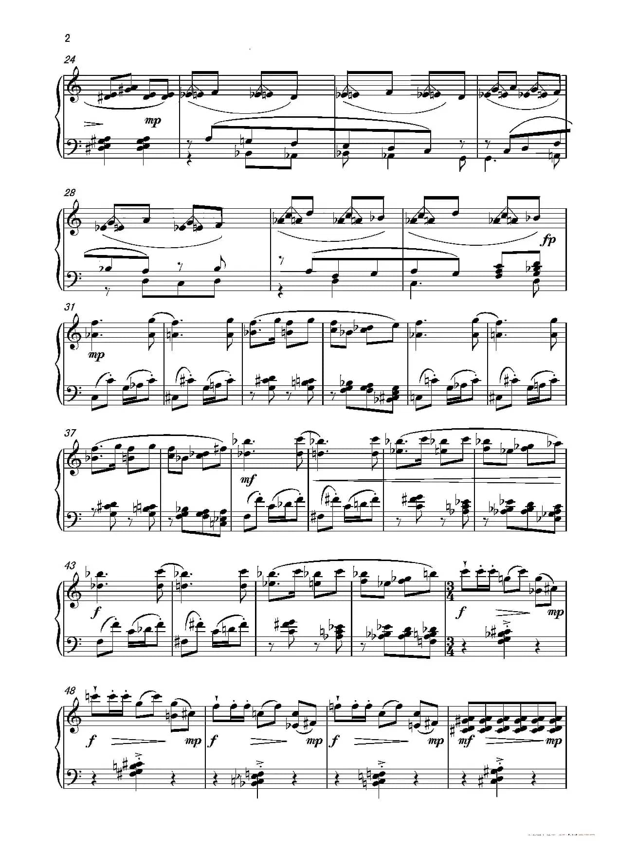 第4钢琴奏鸣曲Piano Sonata No.4（第一乐章）