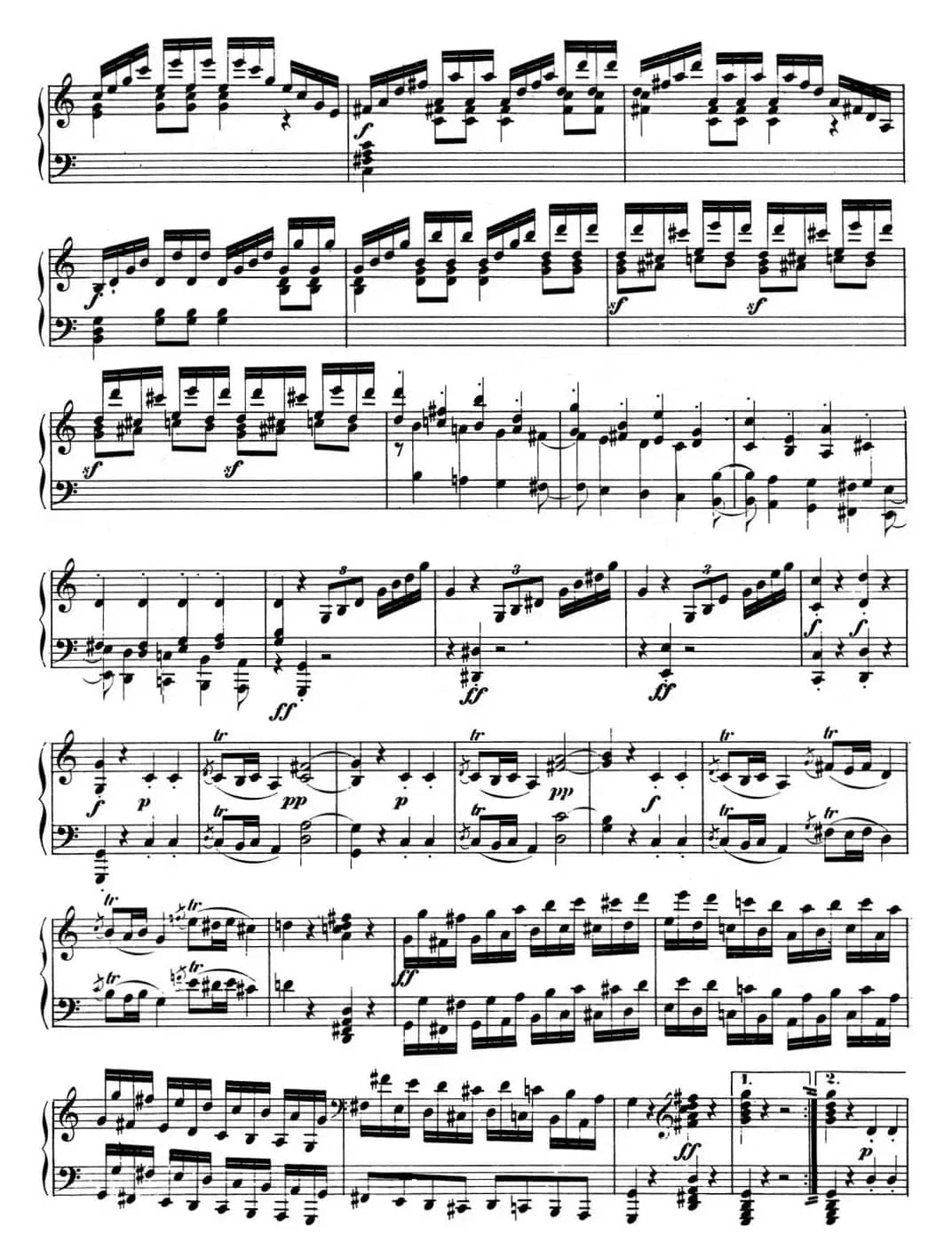 贝多芬钢琴奏鸣曲03 C大调 Op.2 No.3 C major