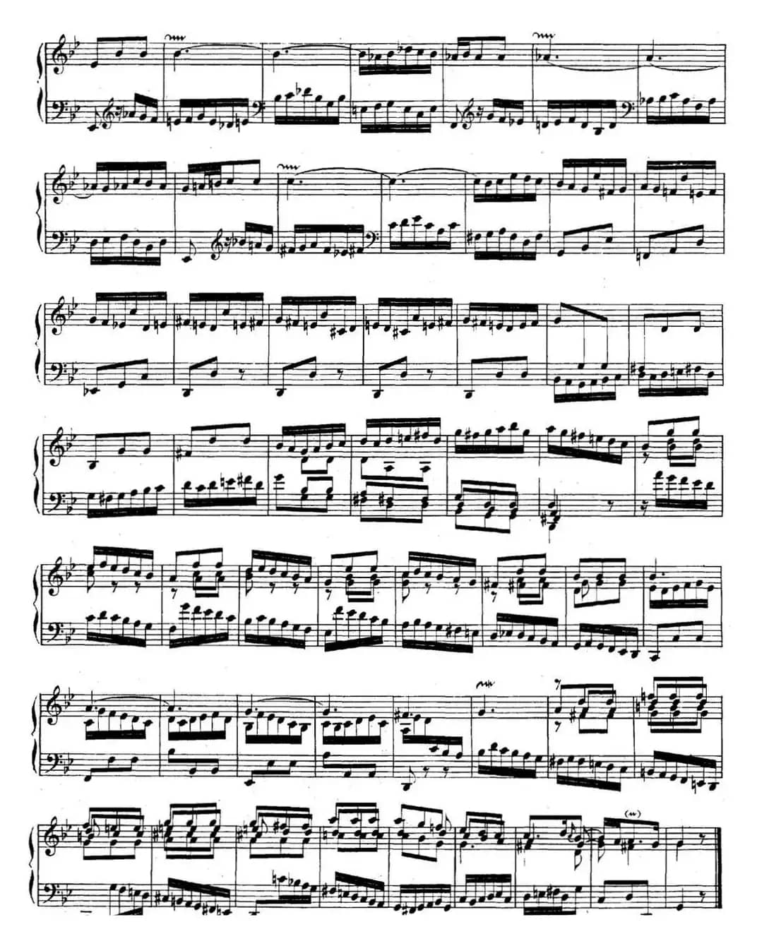 英国组曲No.3 巴赫 g小调 3rd Suite BWV 808