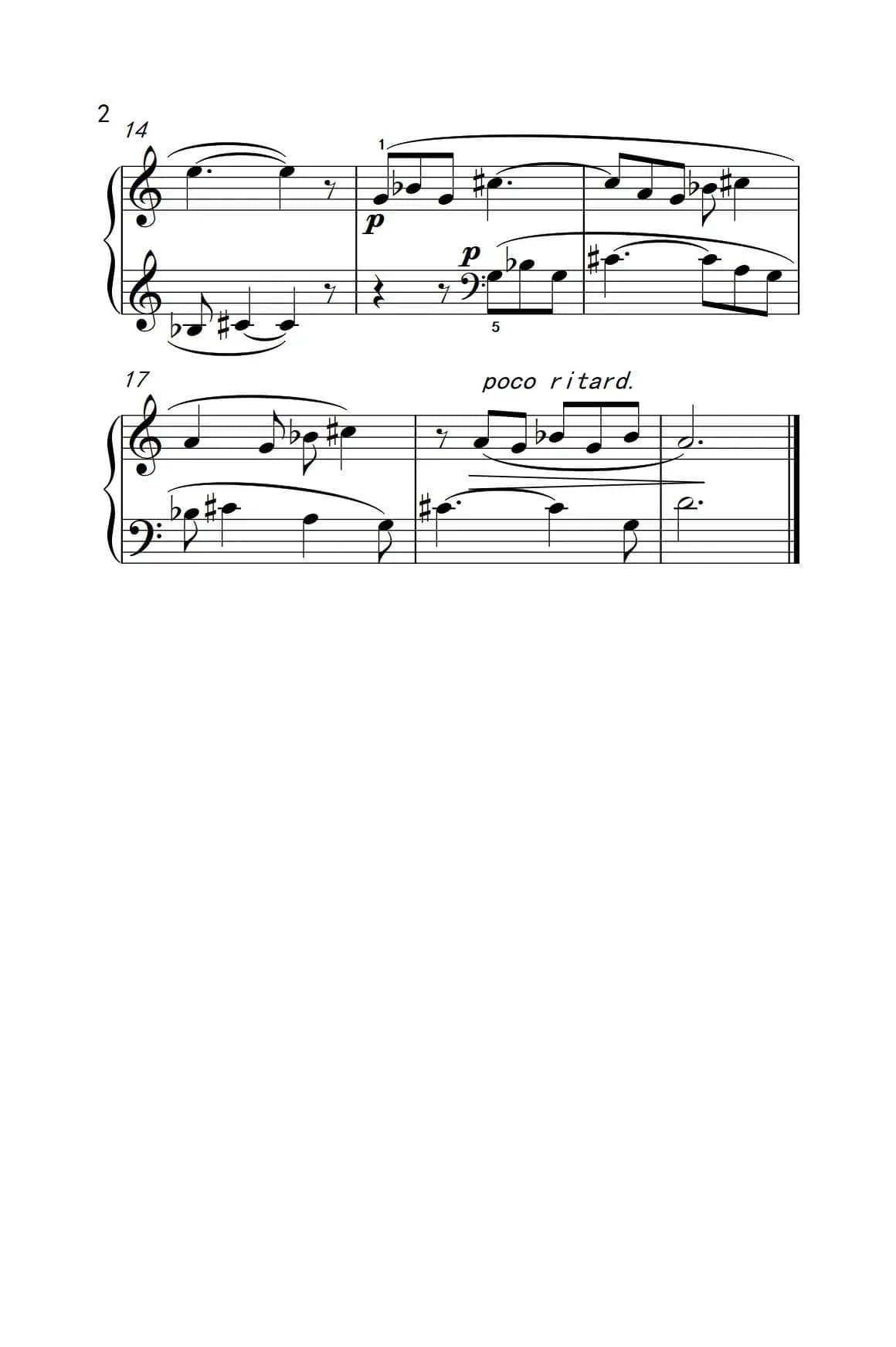 东方风格（巴托克 小宇宙 钢琴教程 2）