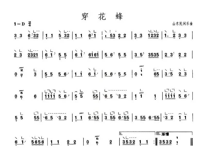 穿花蜂（【上海筝会】考级一级曲目）