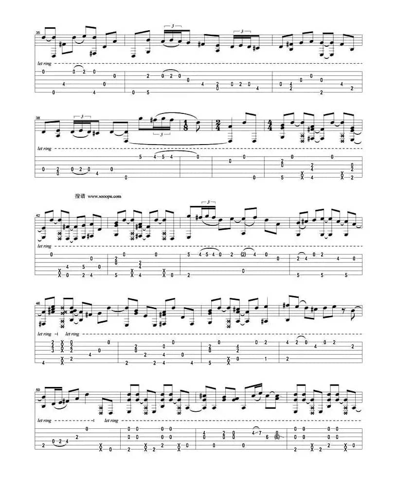 Growing up（指弹谱）