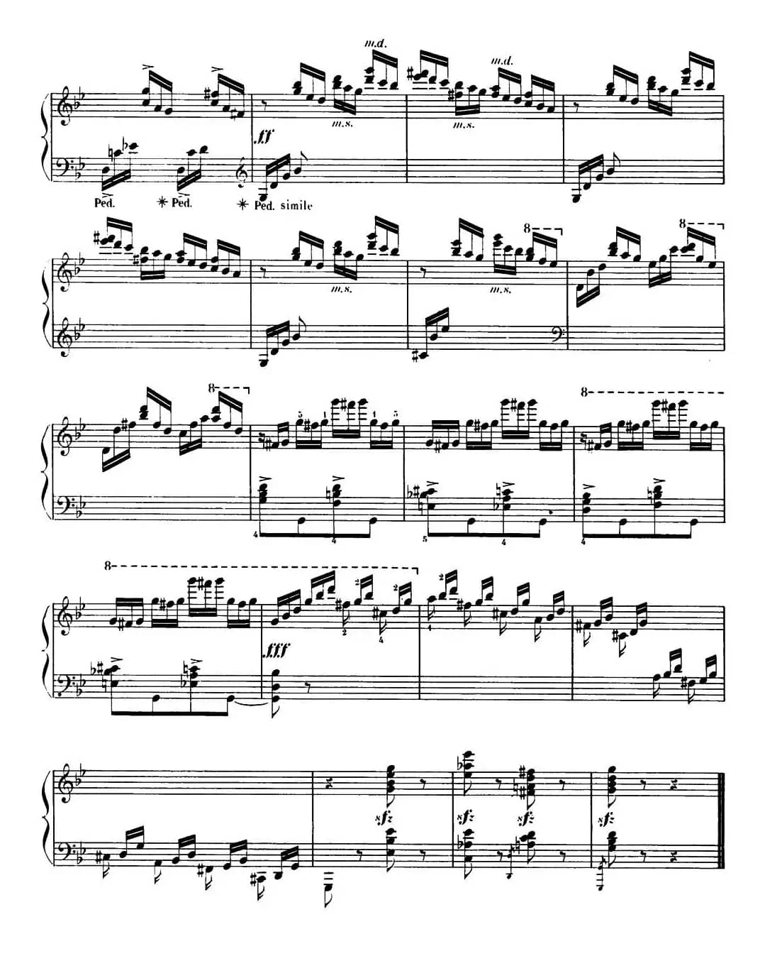 15 Etudes de Virtuosité, Op.72 No.2(十五首钢琴练习曲之二)