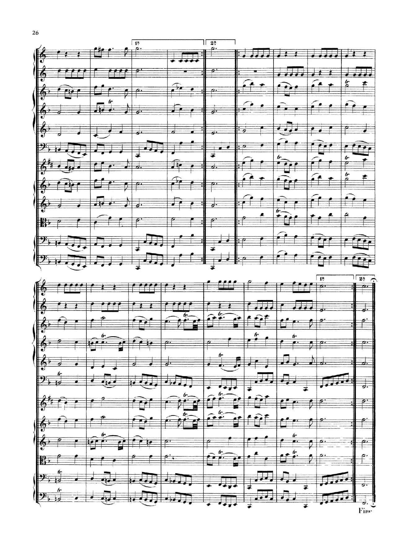 Brandenburg Concerto No.1 in F Major（勃兰登堡协奏曲第一号）