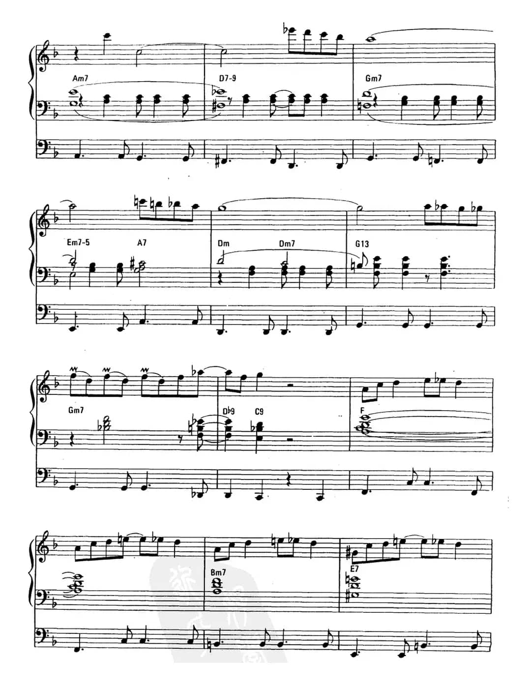 多么漂亮（双排键电子琴）