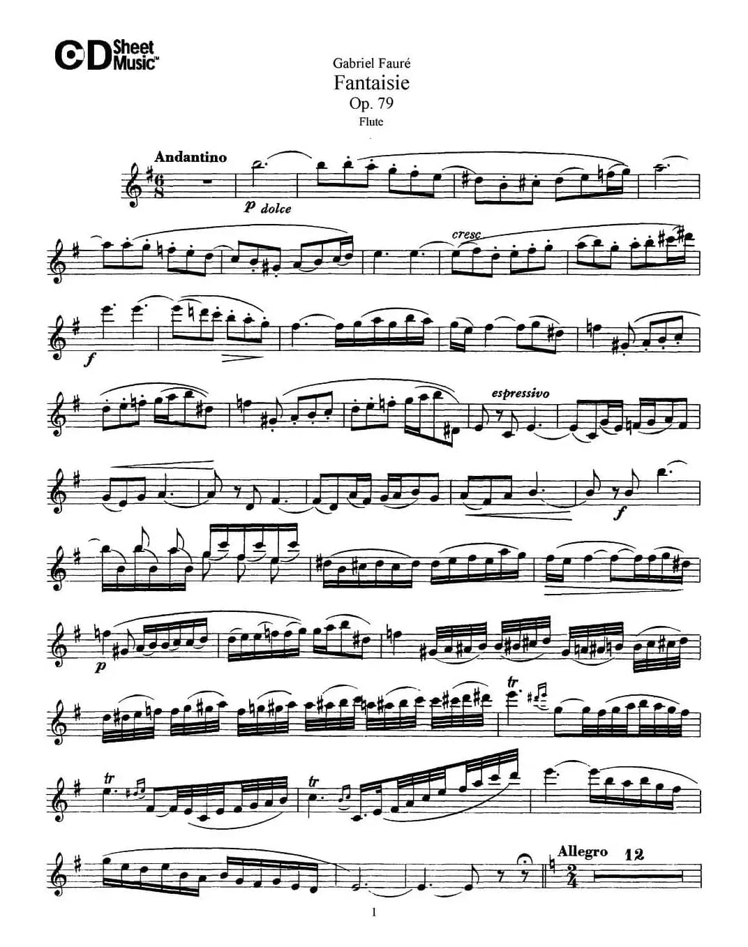 Fantaisie Op.79（幻想曲 作品79号）