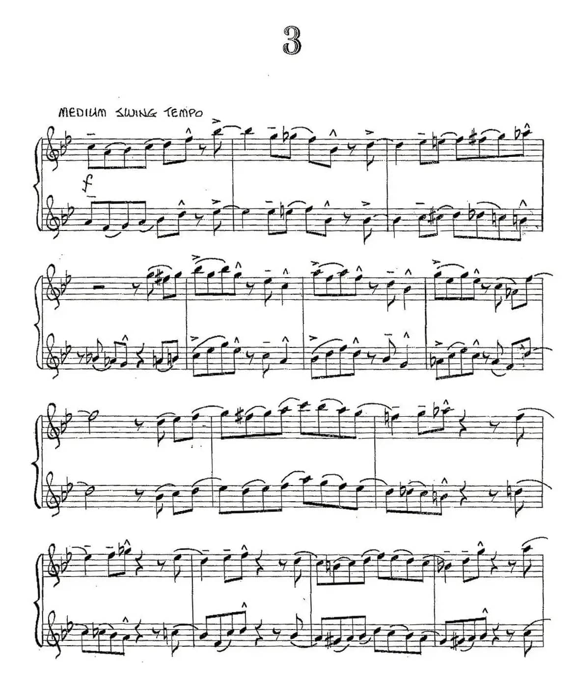 Jazz Conception For Saxophone Duets - 3（二重奏）