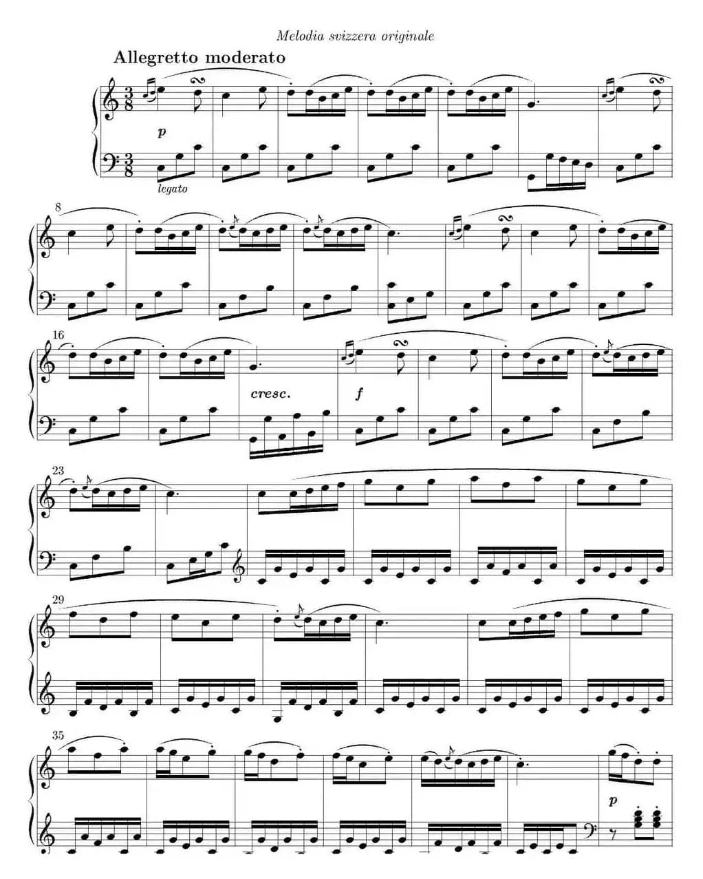 6 Sonatinas Op.36（6首钢琴小奏鸣曲-5）