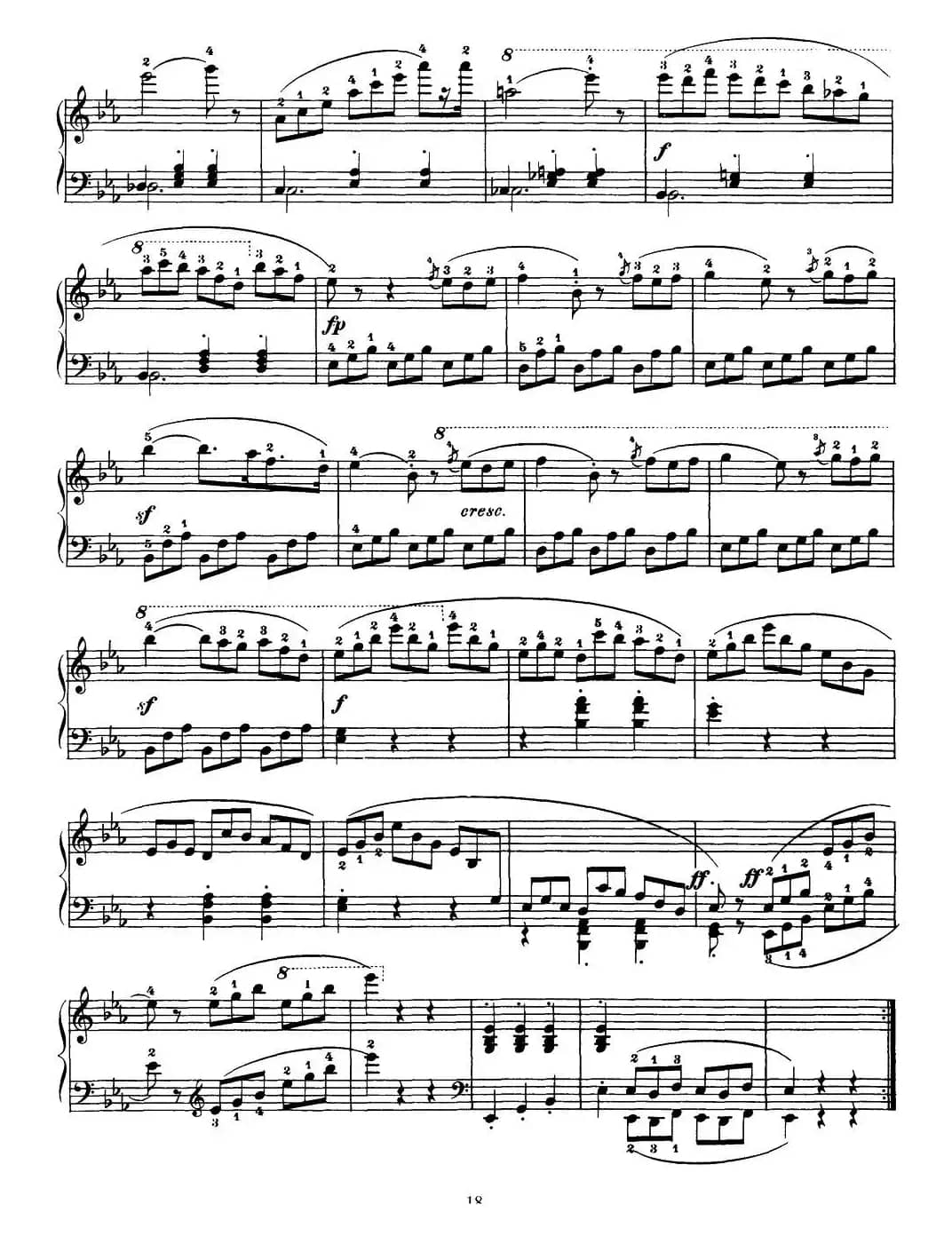 One Hundred and Ten Easy and Progressive Exercises Op.453（车尔尼110首简易练习曲 72——80）