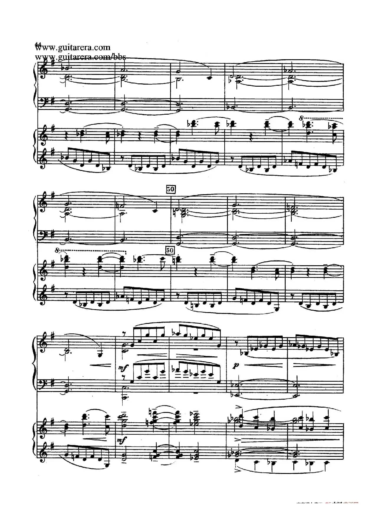 第二双钢琴组曲 Suite for Two Pianos No.2 Op.17（2. 圆舞曲 Valse）