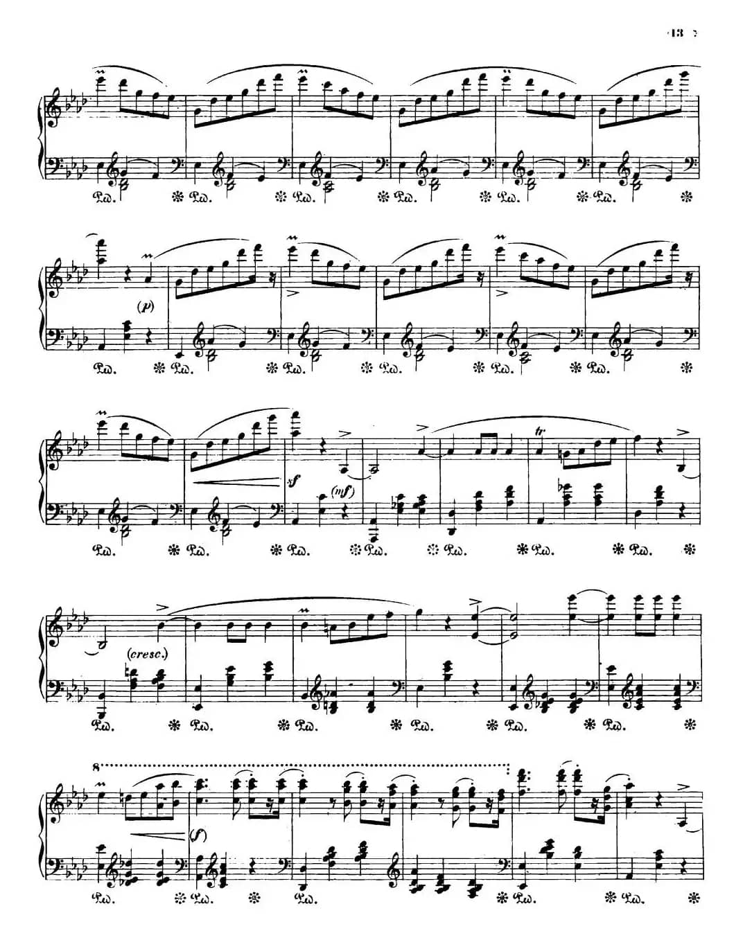 Valse brillante Op34 No1（降A大调华丽圆舞曲Op.34-1 ）