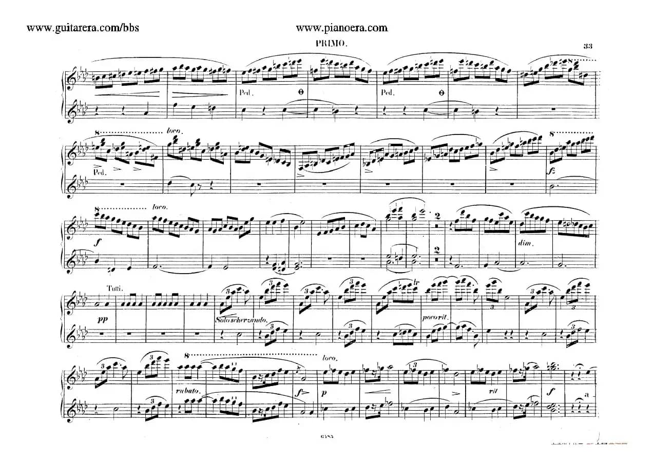 Piano Concerto No.2 in f Minor Op.21（f小调第二钢琴协奏曲·四手联弹版）
