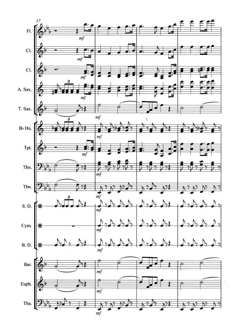 走向复兴（管乐合奏总谱）