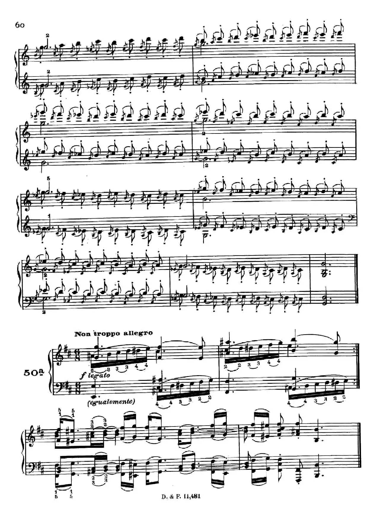 51 Exercises, WoO 6（51首钢琴练习 38—51）