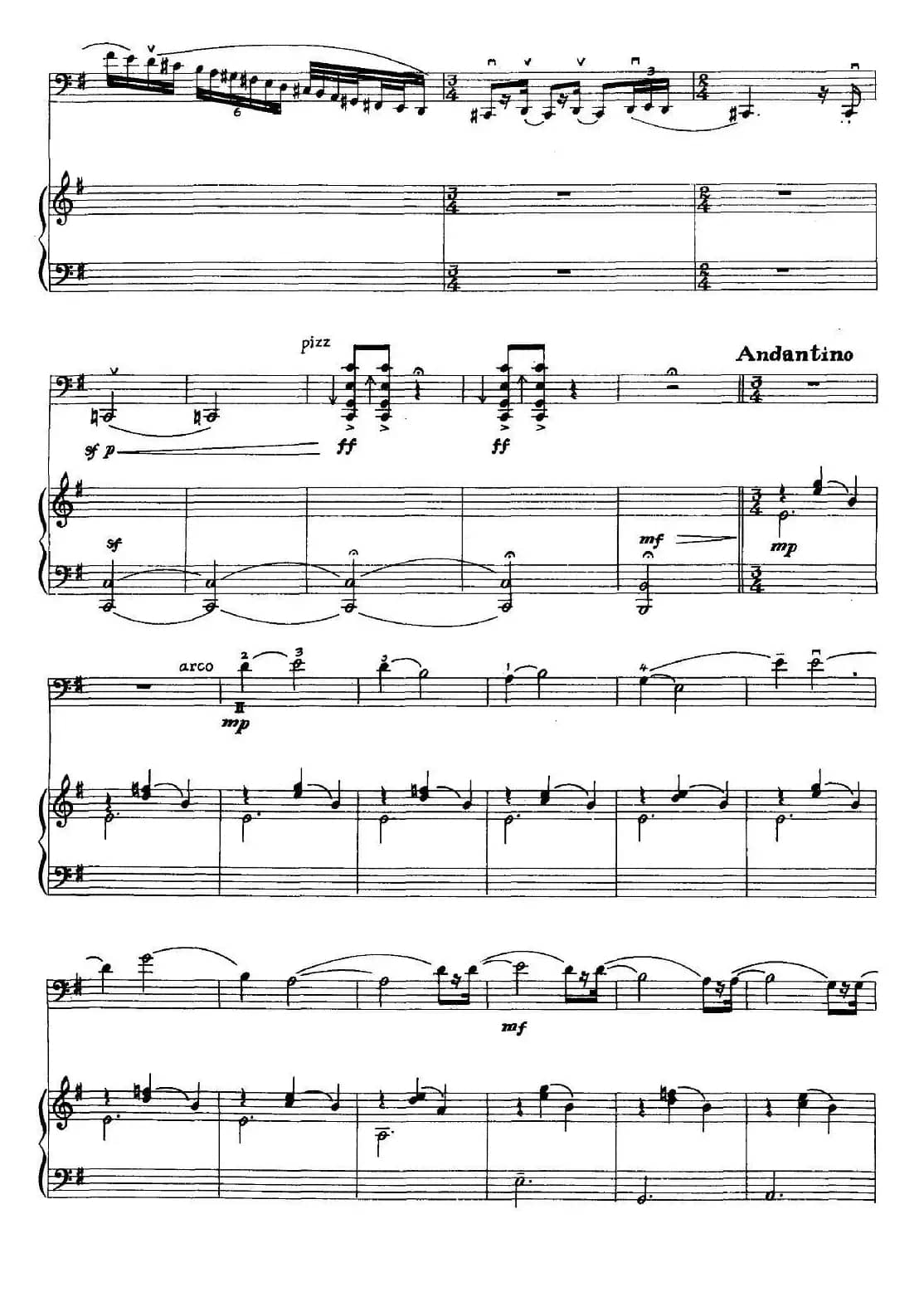 往事（大提琴+钢琴）