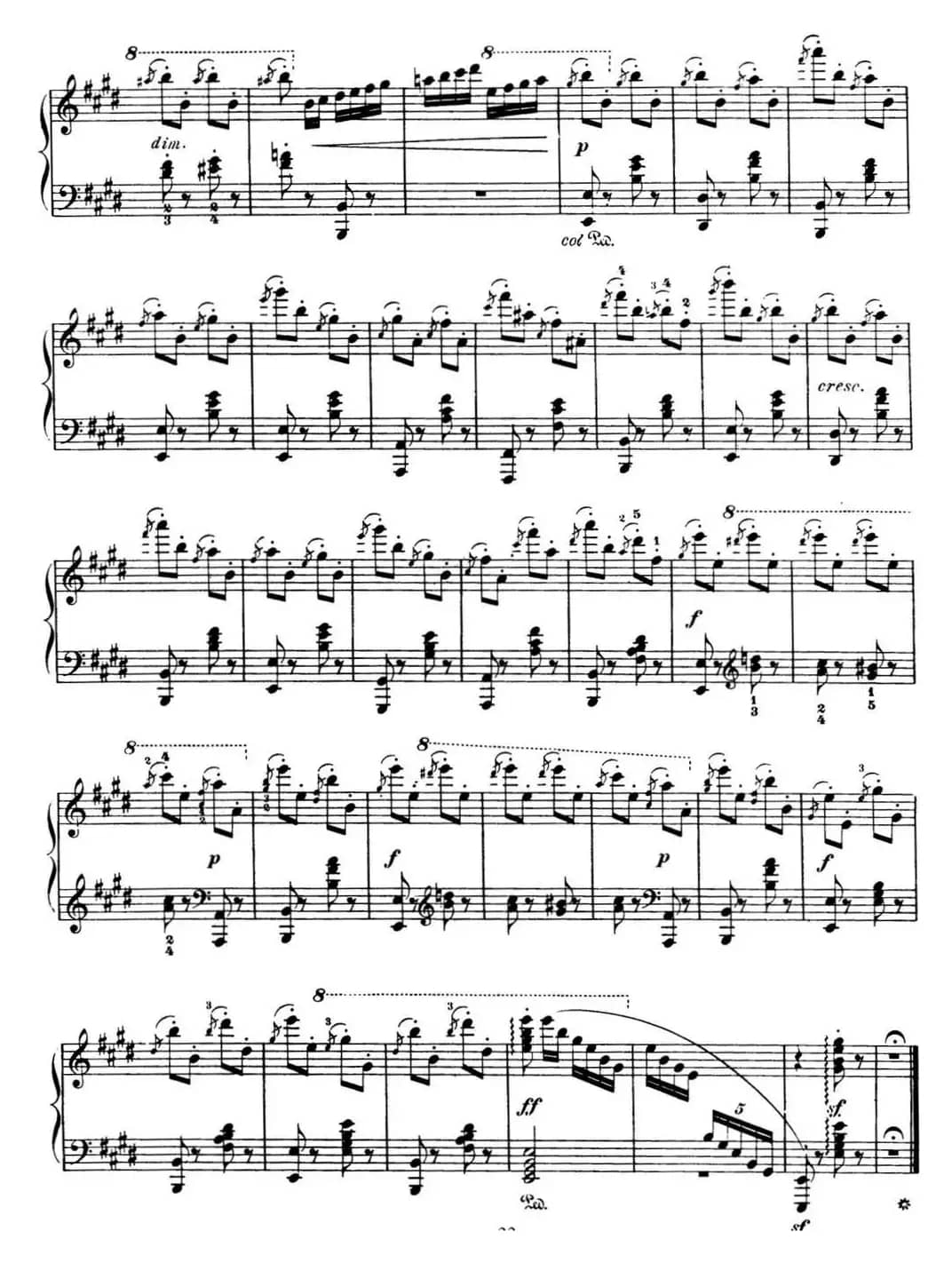 50首车尔尼Op.740钢琴手指灵巧技术练习曲（NO.9）