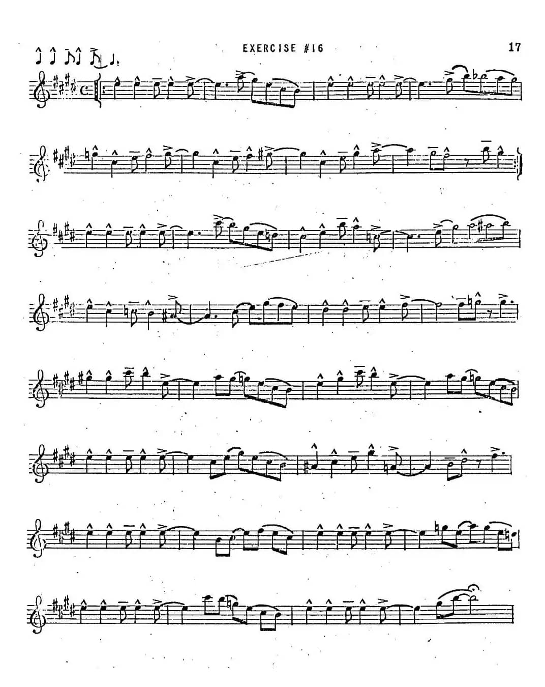 Intermediate Jazz Conception by Lennie Niehaus（20 Jazz Exercises）