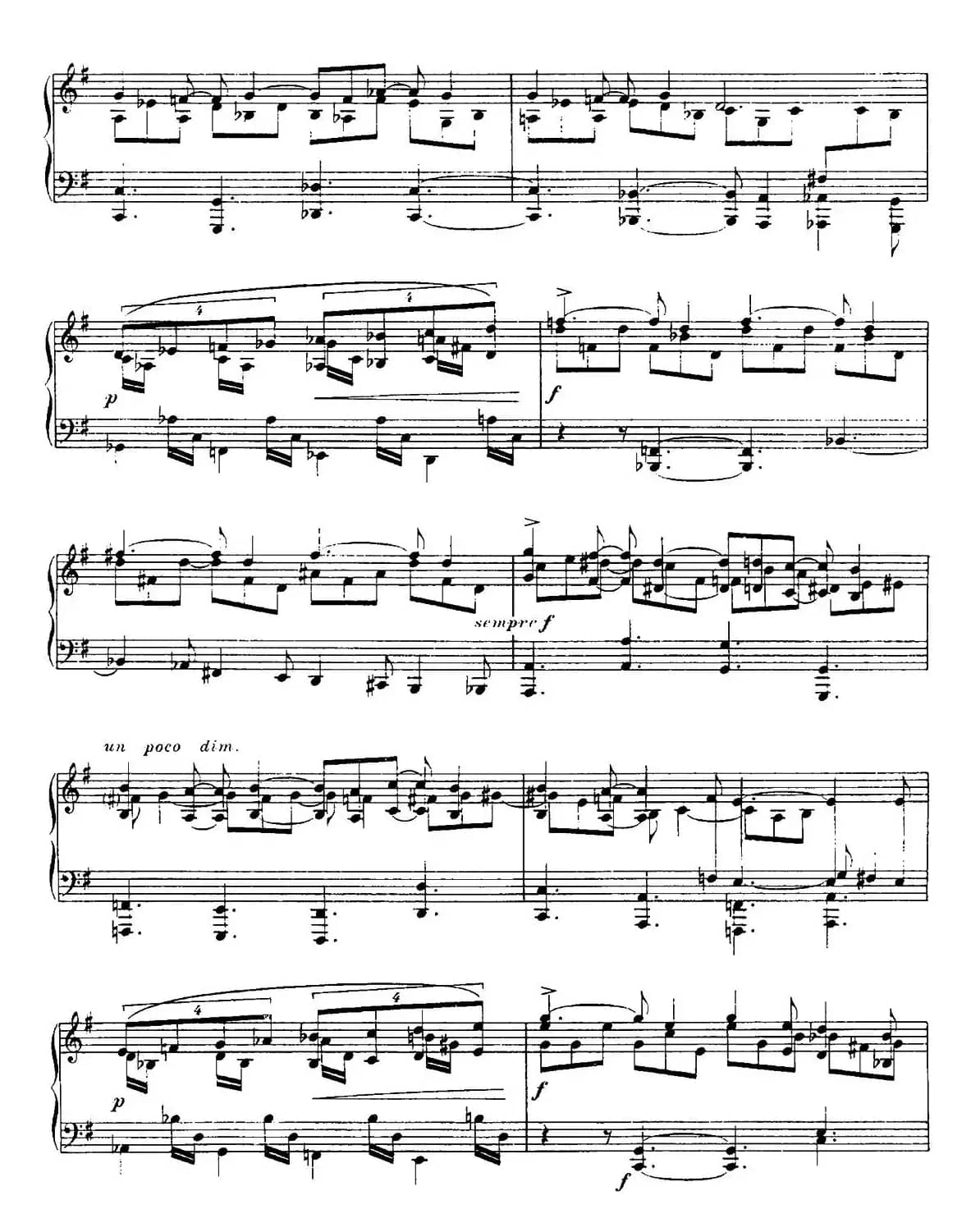 13 Nocturnes, Nocturne No. 12 in E minor （Op.107）