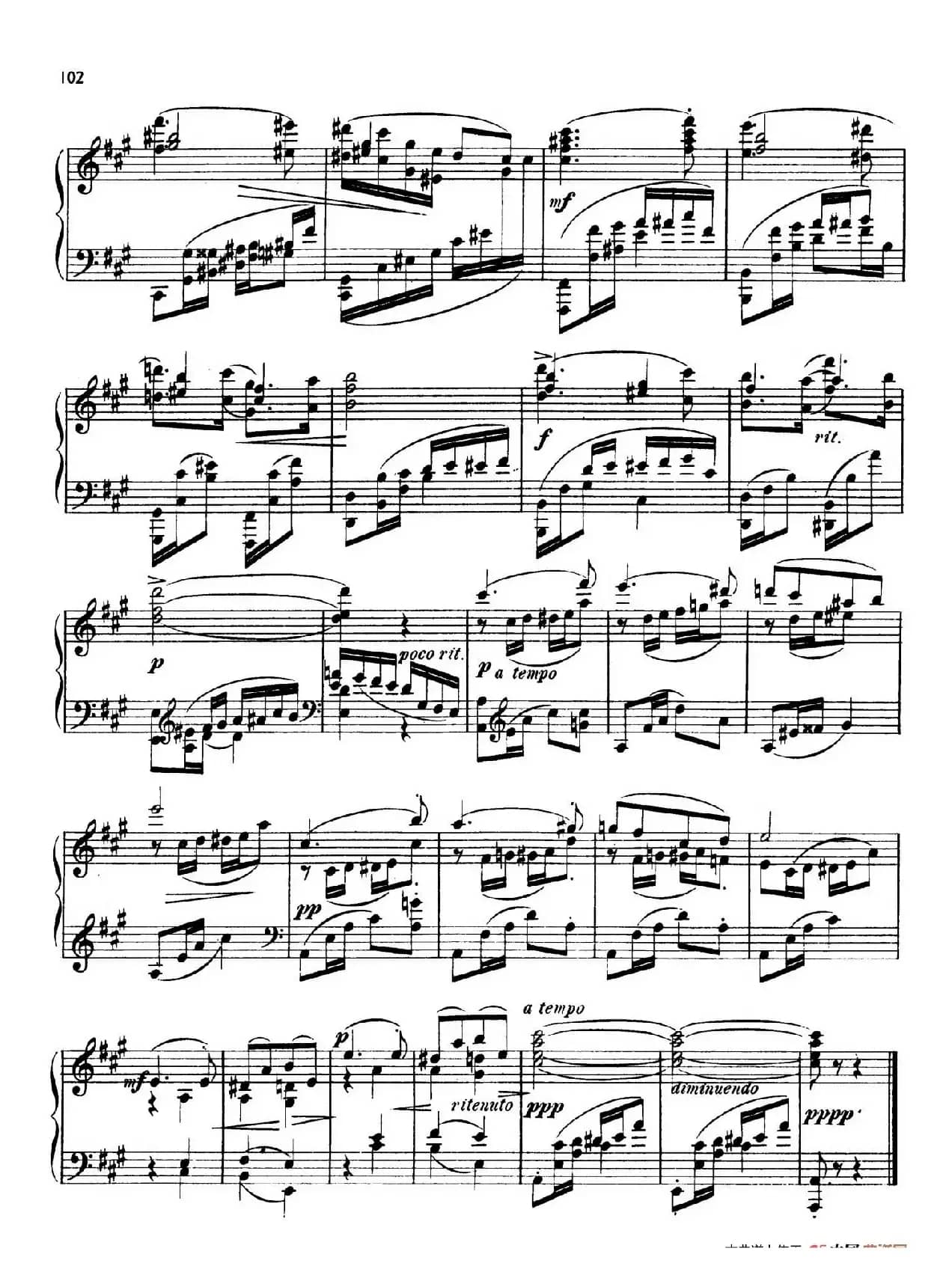 24 Characteristic Pieces Op.36(24首性格小品·19)