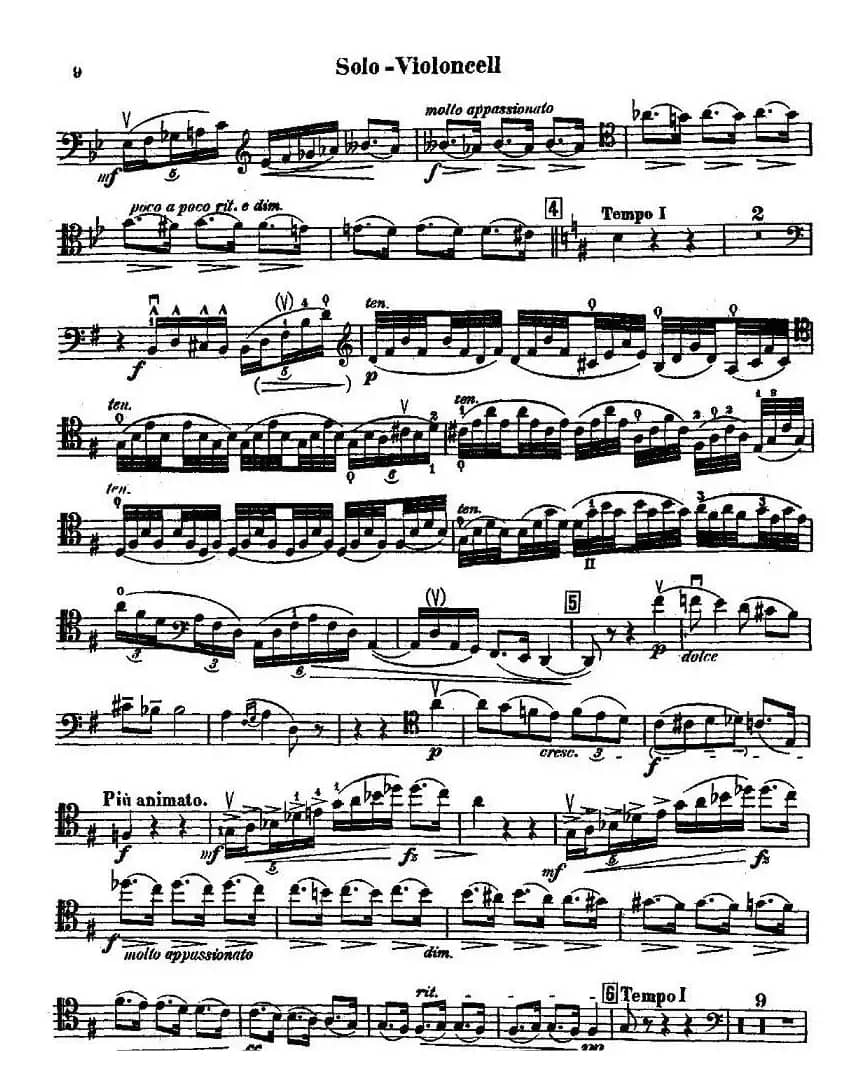 CELLO CONCERTO in B minor（大提琴）