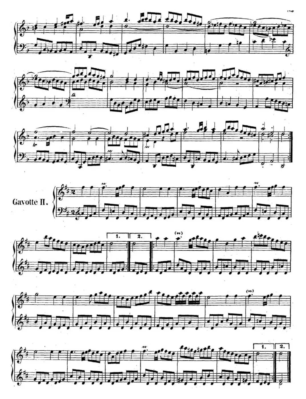 英国组曲No.6 巴赫 d小调 6th Suite BWV 811