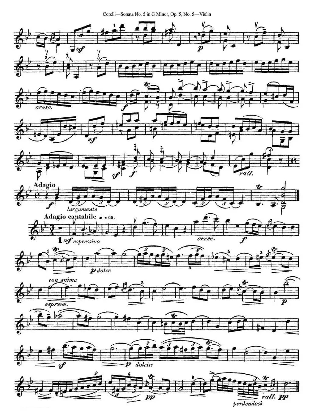 Sonata No.5 in G MinorOp.5 No.5