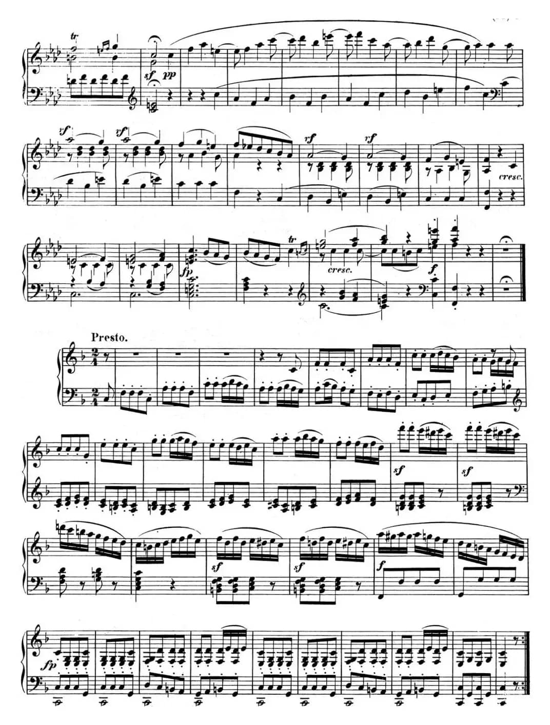 贝多芬钢琴奏鸣曲06 F大调 Op.10 No.2 F major