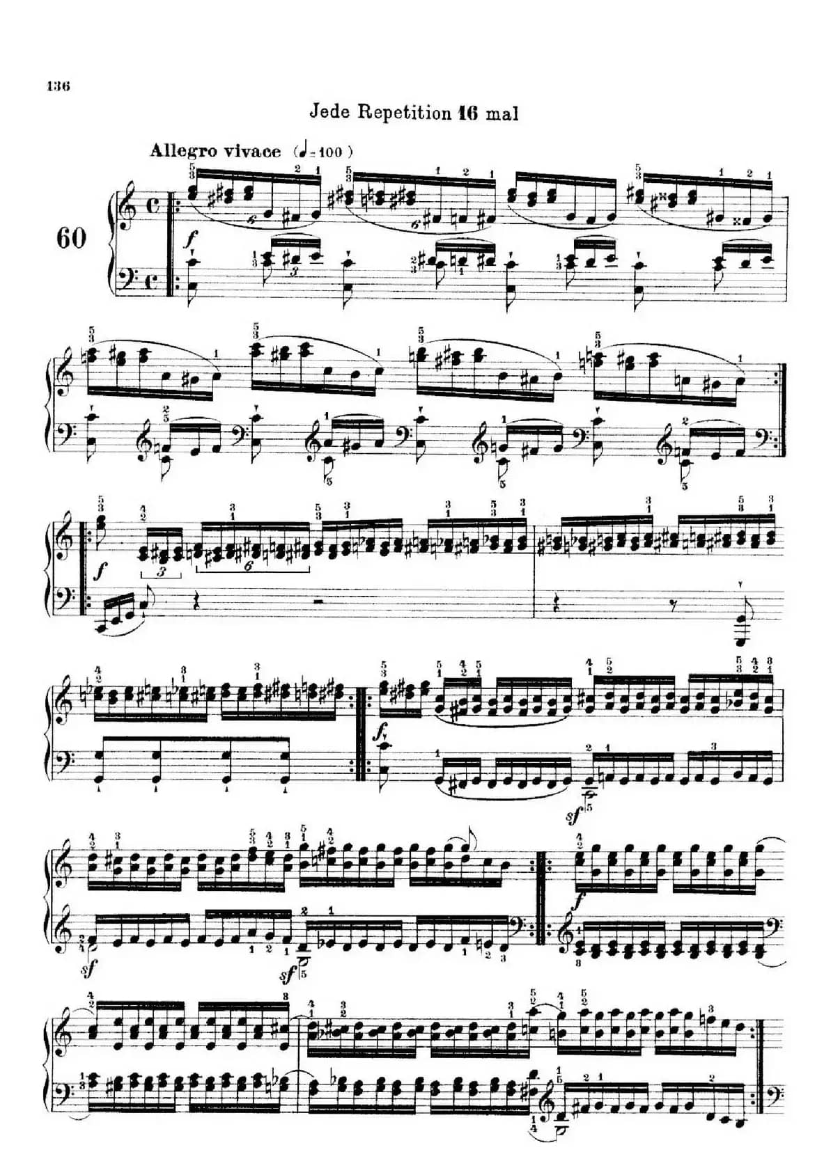 School of the Virtuoso Op.365(60首钢琴高级练习曲·60)
