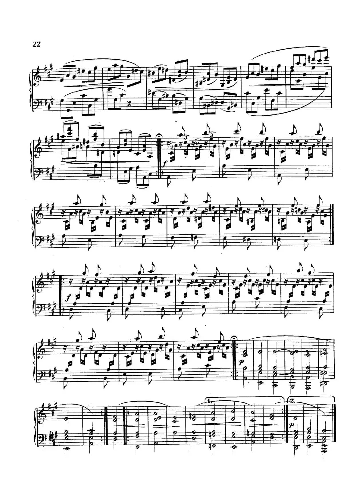 Variations on Yankee Doodle from Miscellenies Op.93（扬基嘟得主题变奏曲）