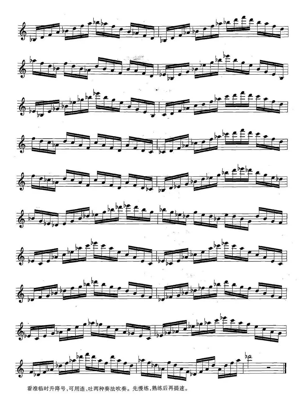 萨克斯练习曲合集（5—30）和弦转调练习