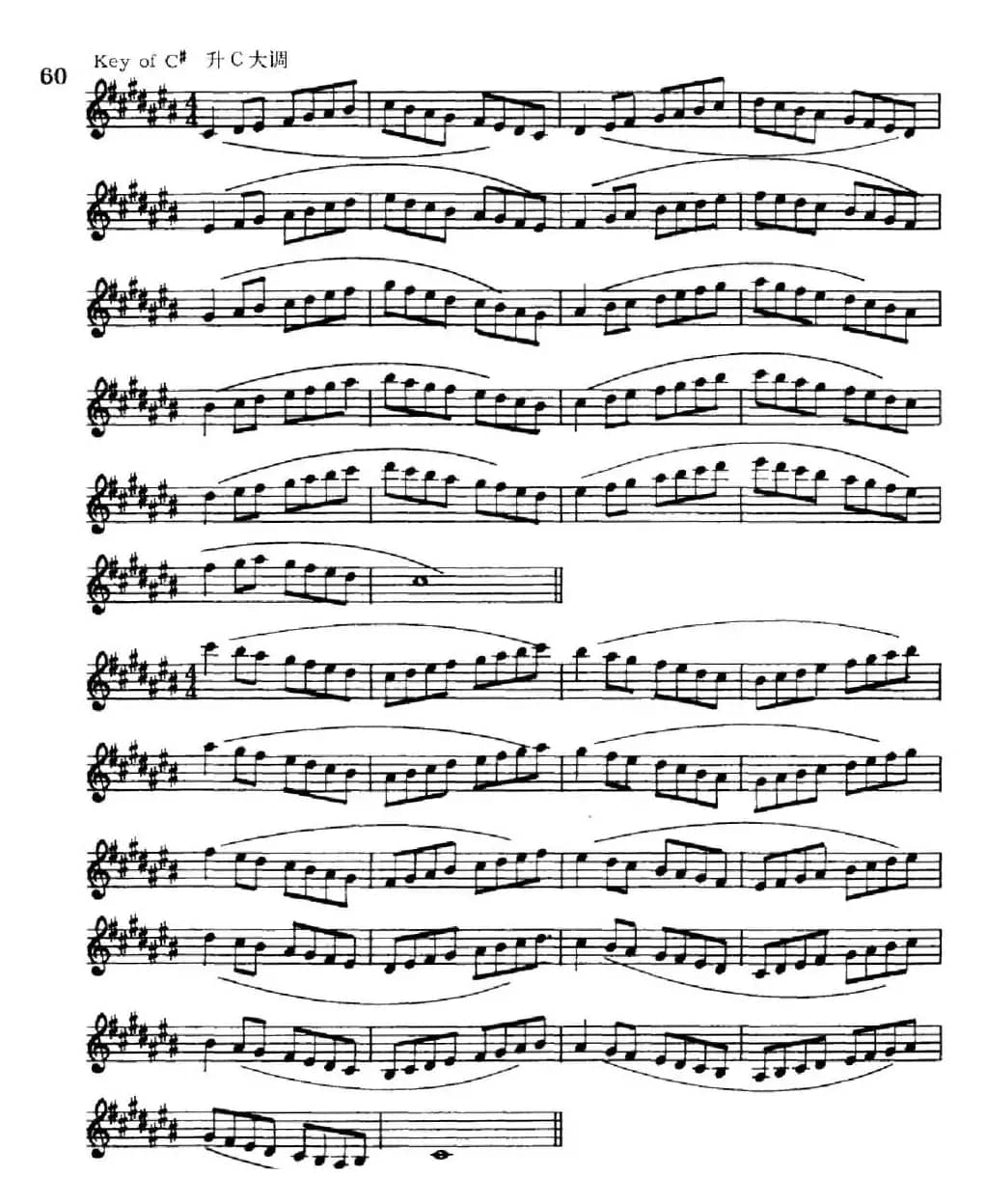 萨克斯演奏教程第一节（大调音阶-守调变奏P41—55）