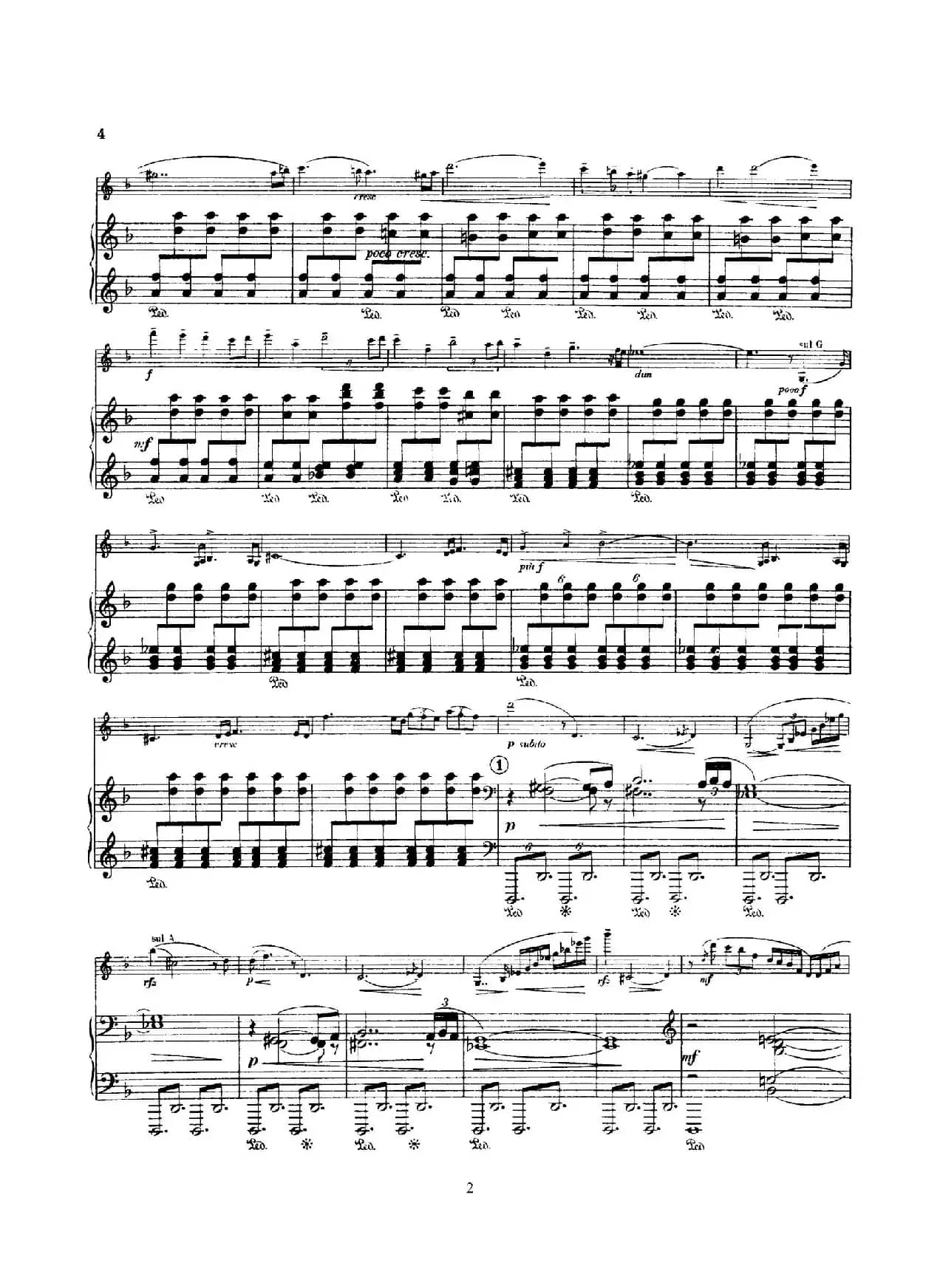 Concerto in D Minor Op.47（小提琴+钢琴伴奏）