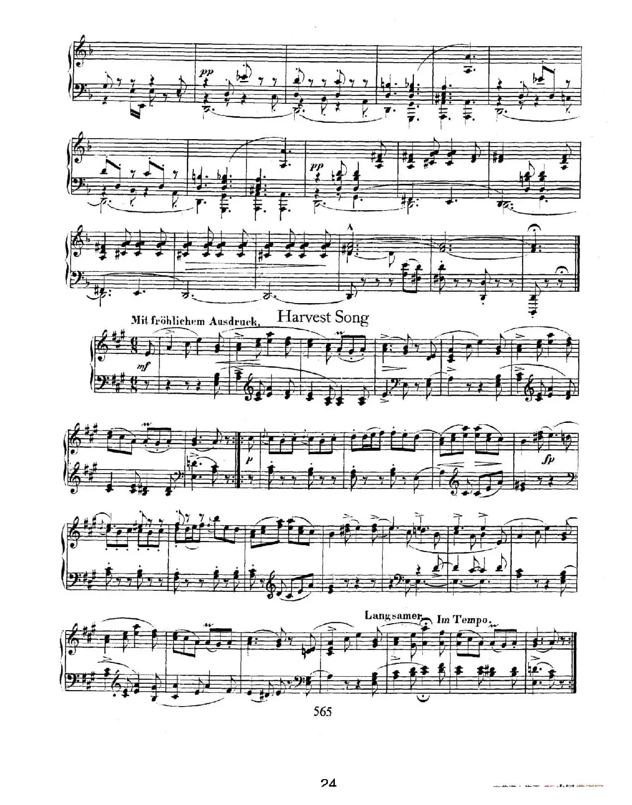 Album für die Jugend Op.68（儿童钢琴曲集）