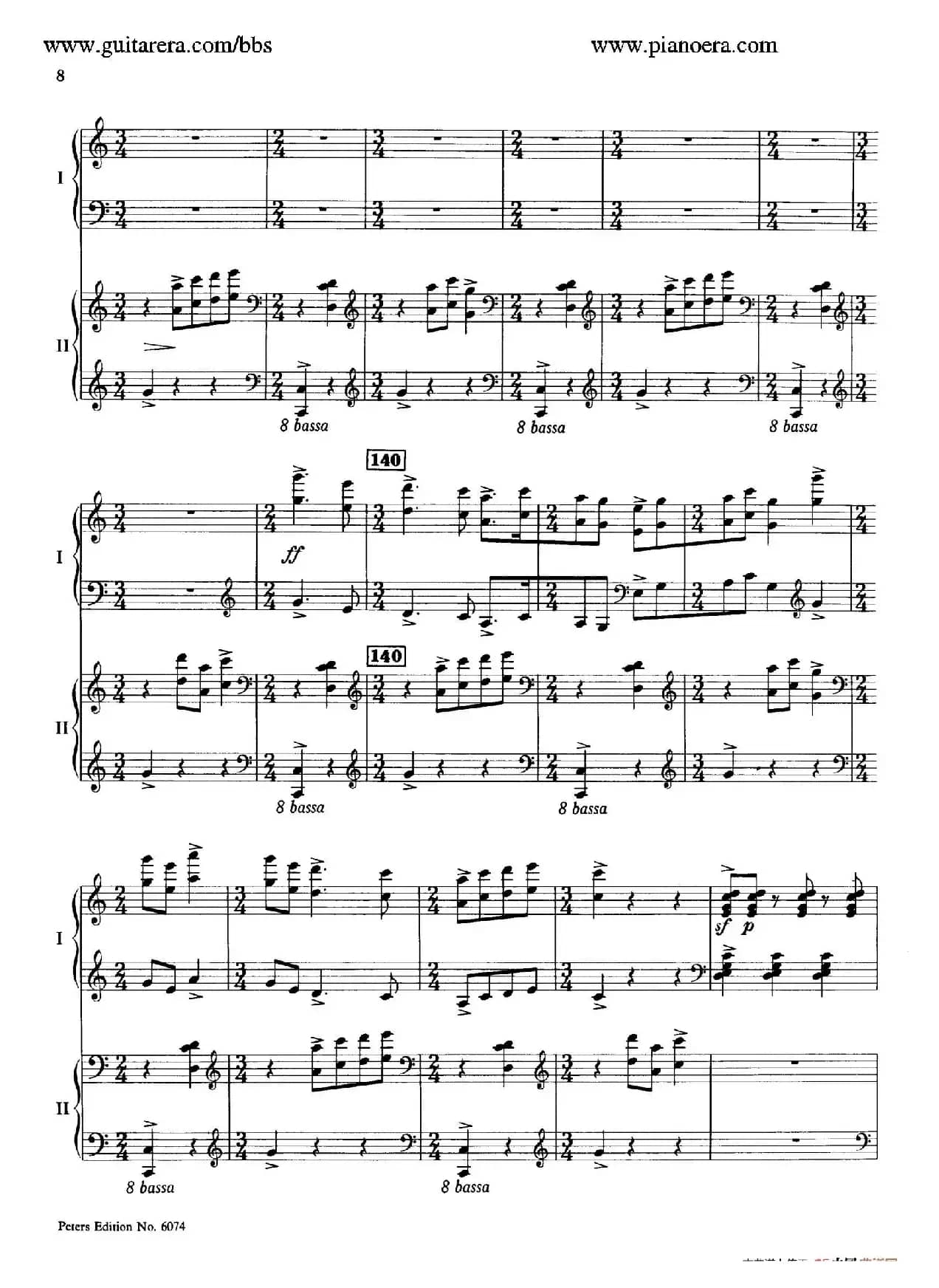 Rondo in D Major Op.87a（D大调回旋曲·双钢琴）