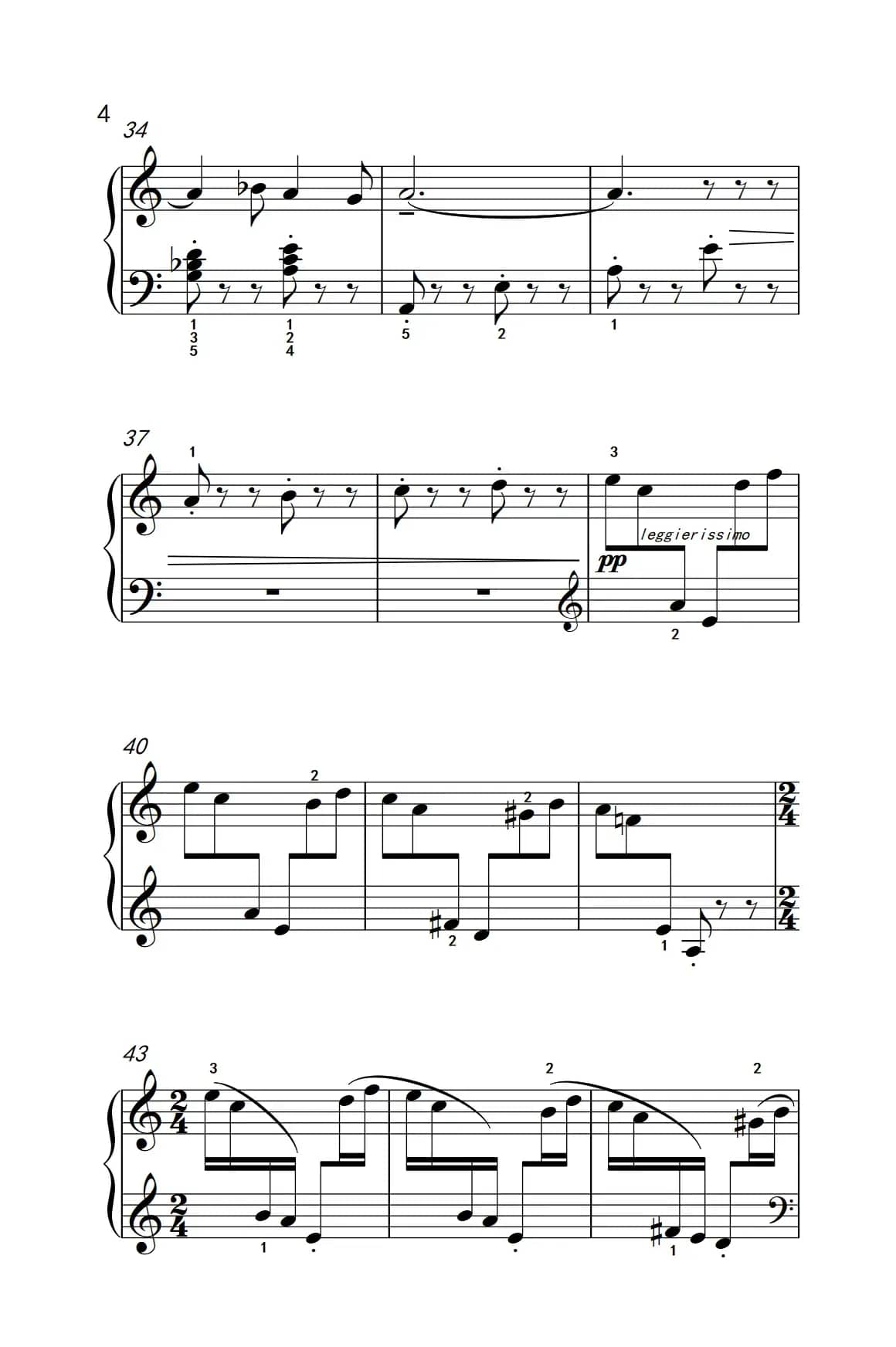 第七级1.回旋曲（中央音乐学院 钢琴（业余）考级教程 7-9级）