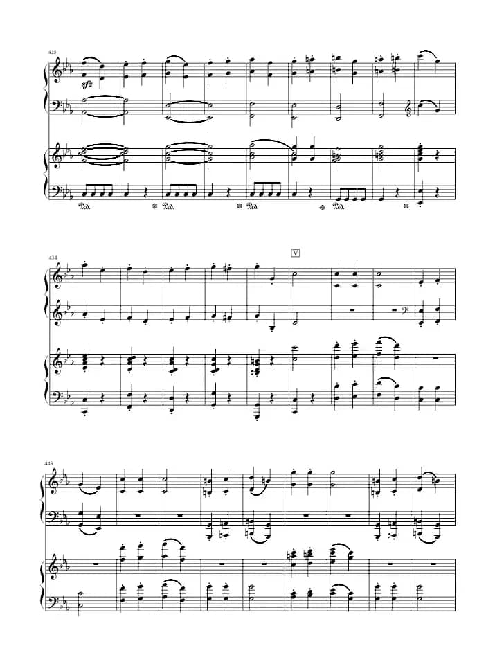 《命运》第一乐章（双钢琴）