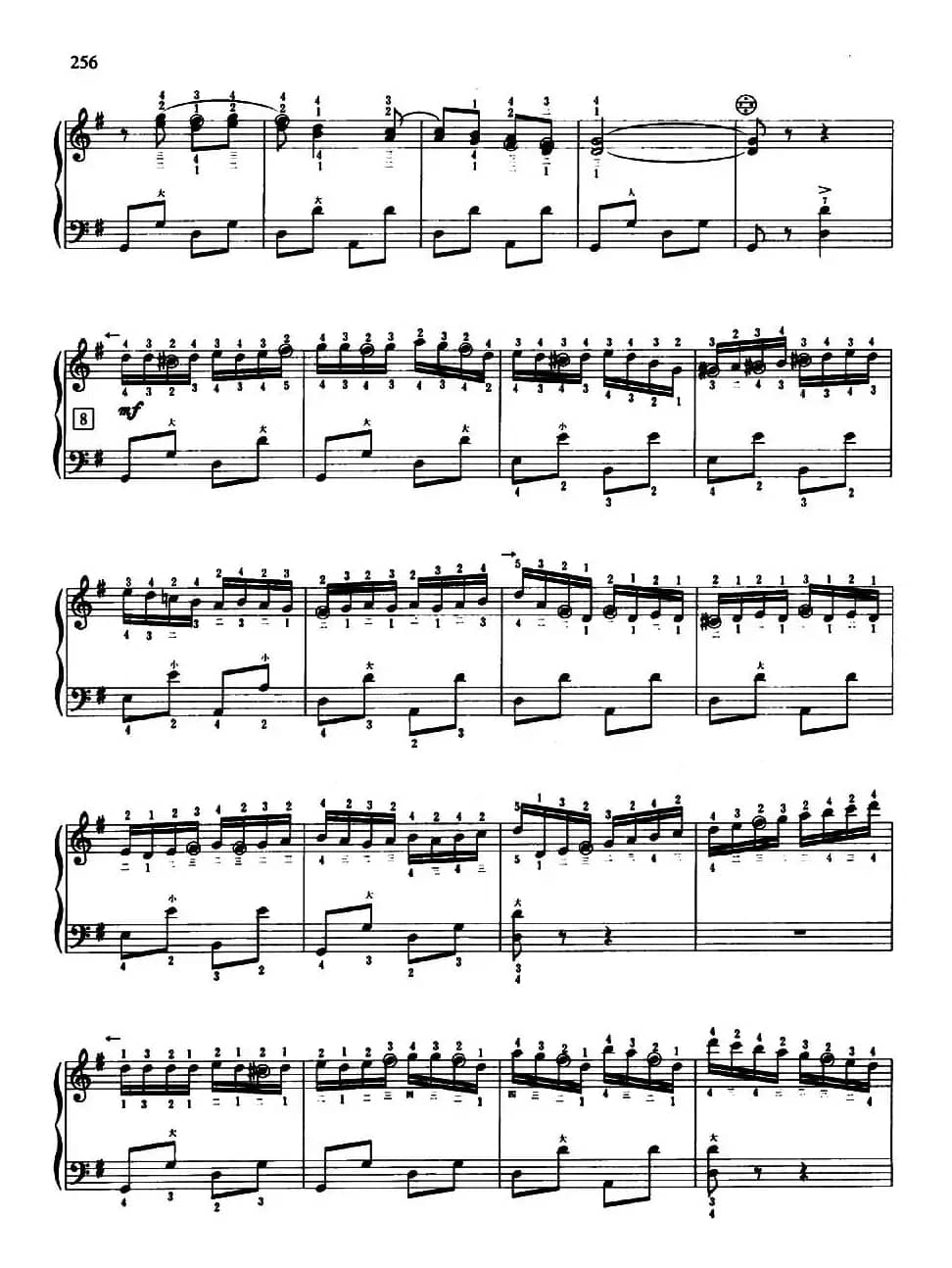 天山晚会（带指法版）