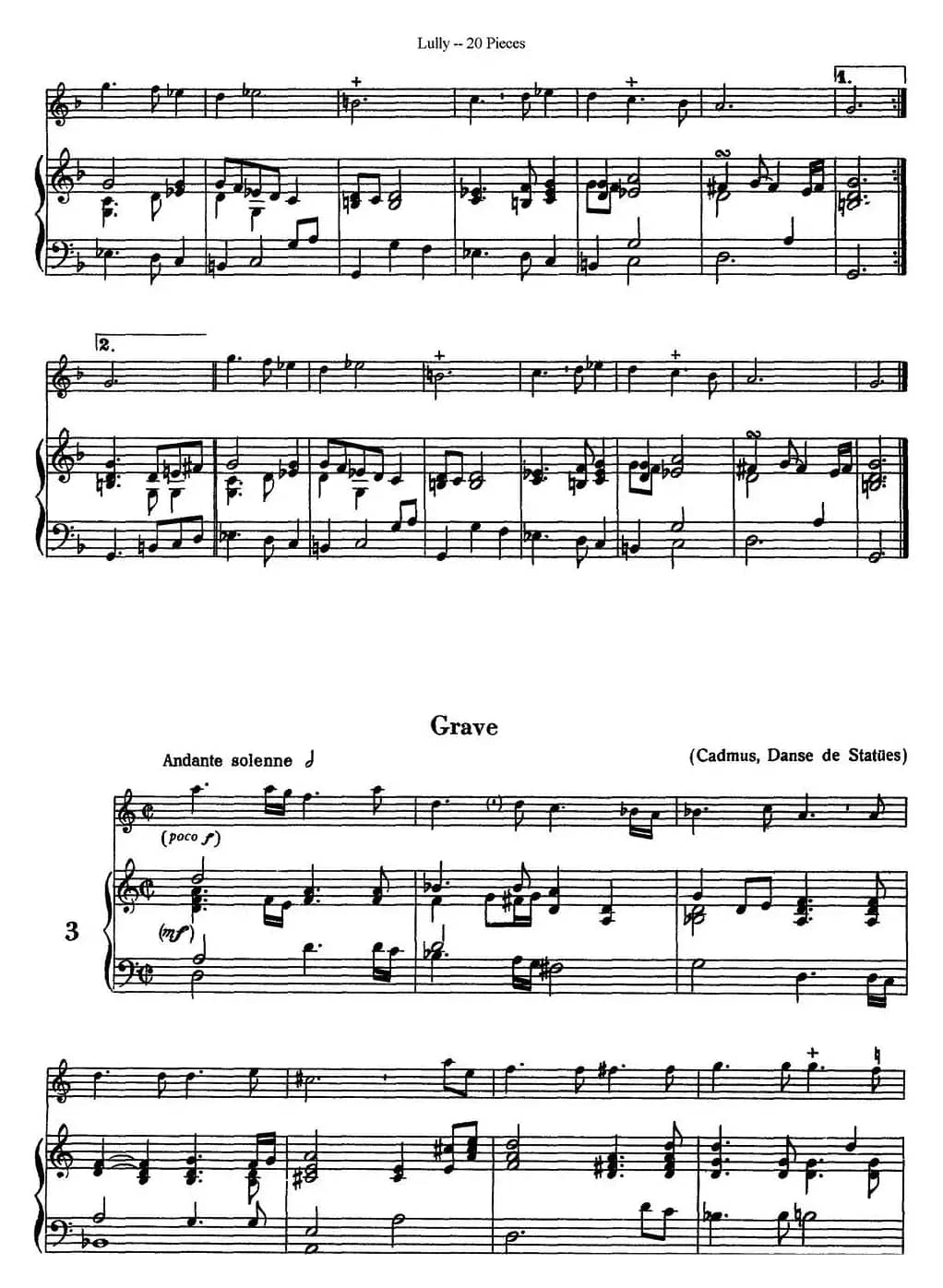 卢黎20首长笛附带钢琴伴奏曲