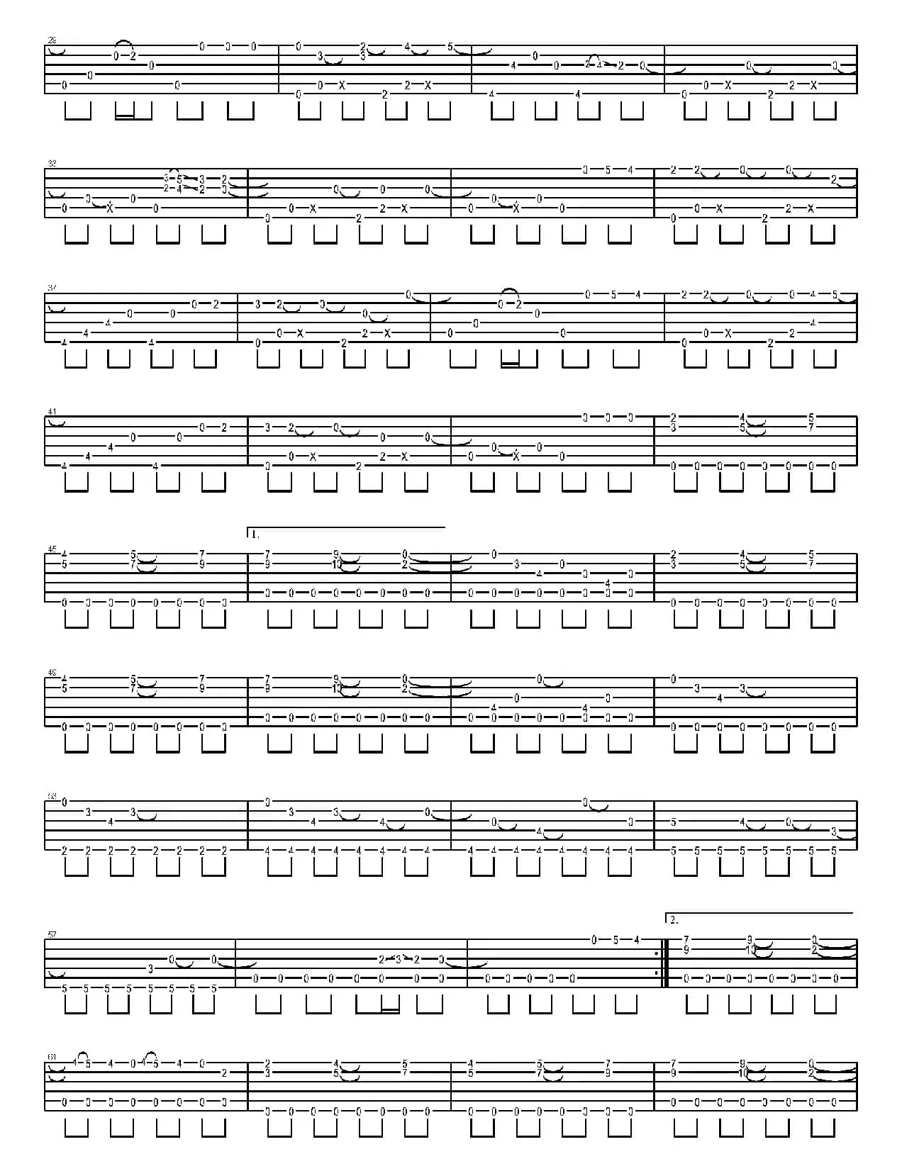 Time travel（岸部真明指弹吉他谱）