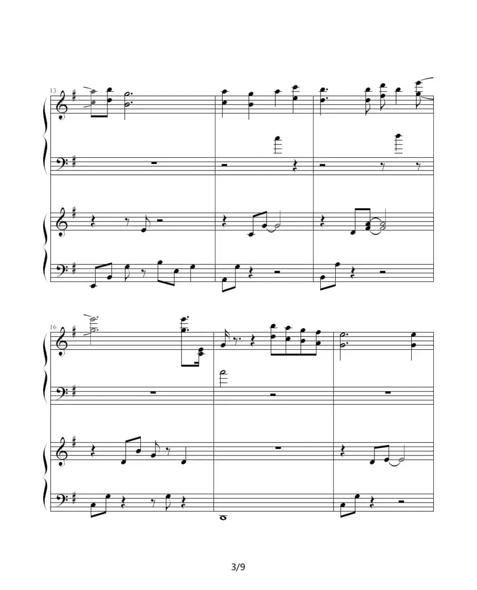 大好きだよ（双钢琴）