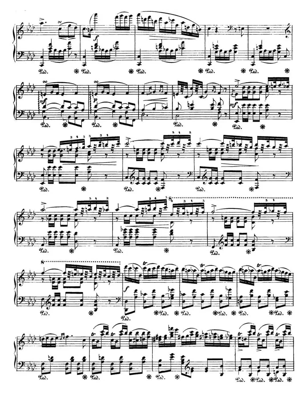 肖邦 波兰舞曲 Op.posth.71 No.3 f小调