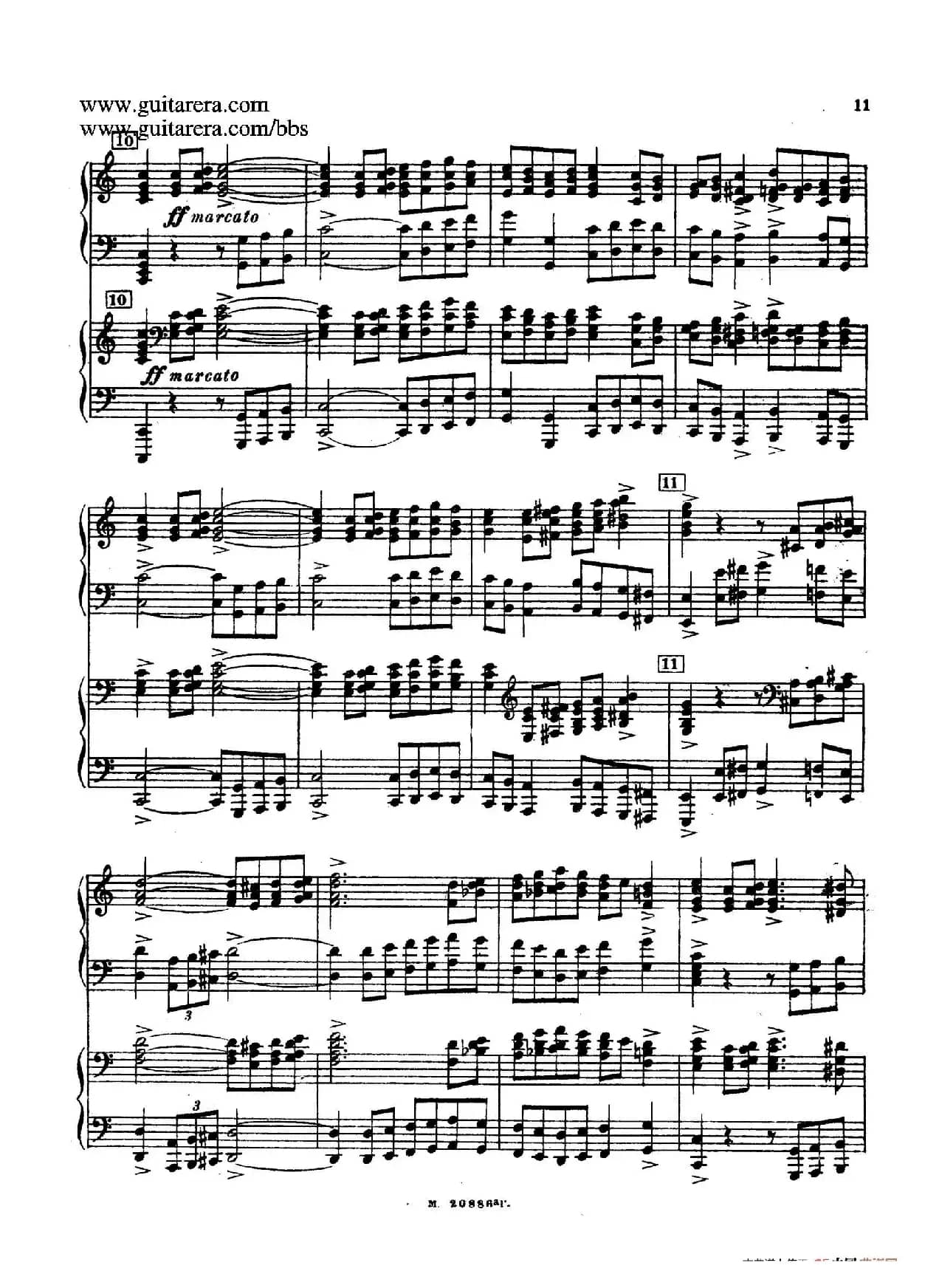 第二双钢琴组曲 Suite for Two Pianos No.2 Op.17（1. 引子 Introduction）