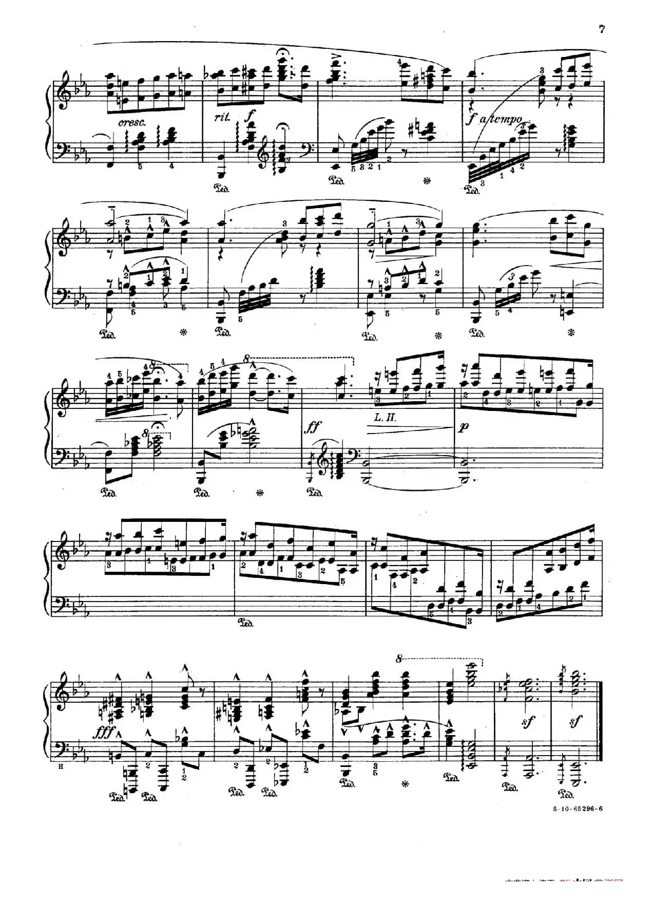 Valse Caprice in E-flat Major Op.53(降E大调随想圆舞曲)