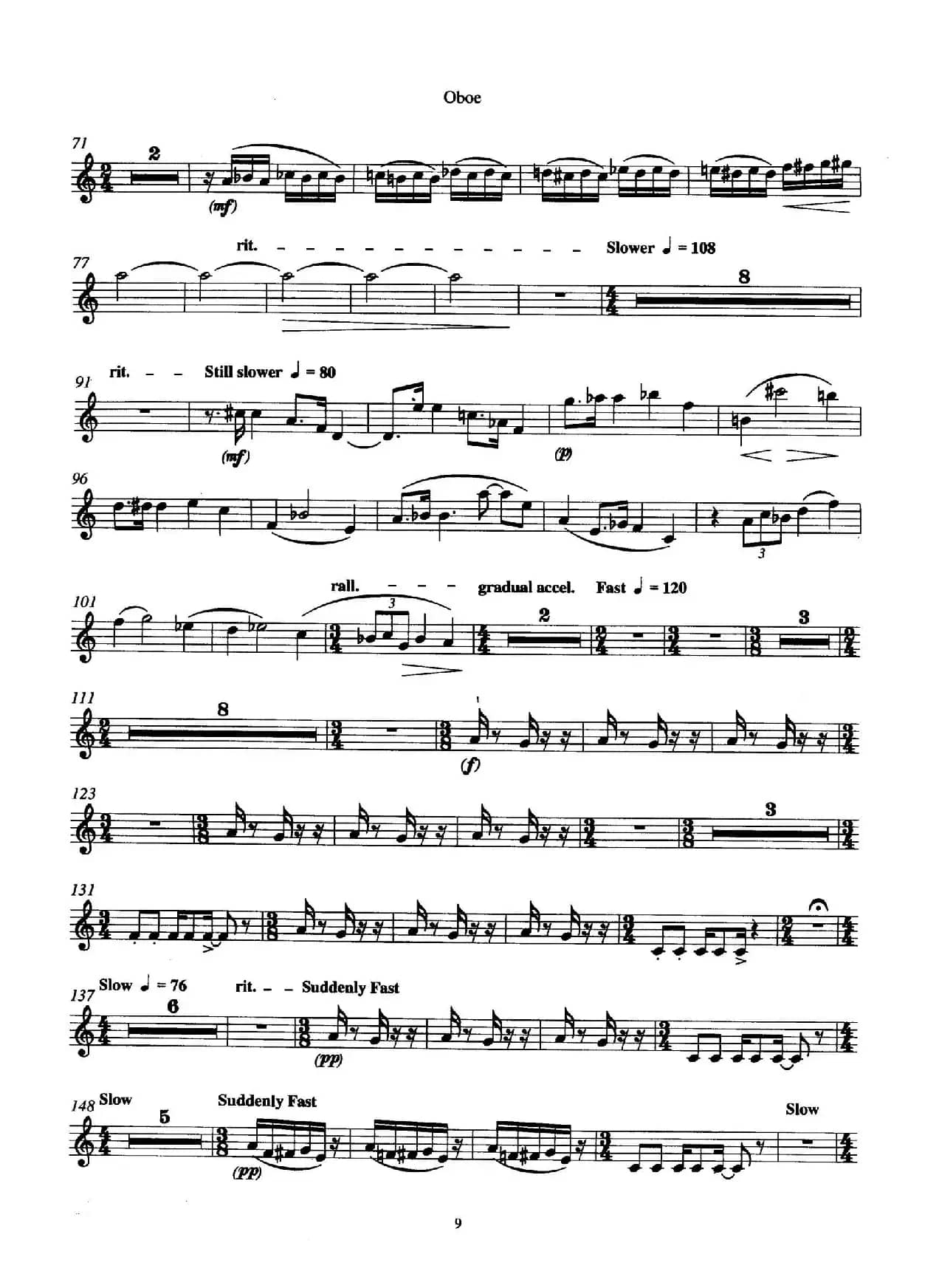 Trio（三重奏双簧管分谱）