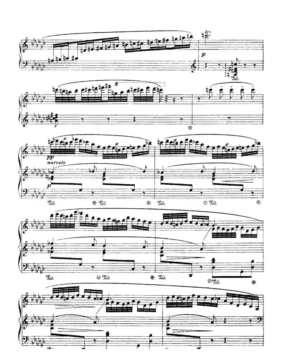 福雷13首船歌：Barcarolle No·3 in G-flat, Op·42