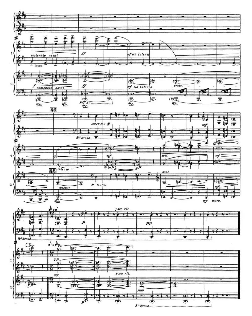 Nights in the Gardens of Spain 西班牙花园之夜 双钢琴版（Ⅲ-En los jardines de la Sierra de Cordoba）