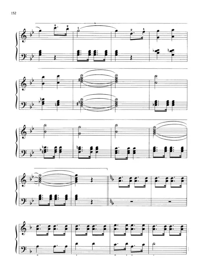 110首中国民歌钢琴小曲集：内蒙小调