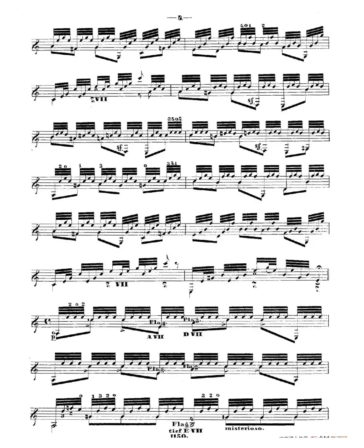 ​梅尔兹-—韦伯主题变奏随想曲 Op.50（古典吉他）