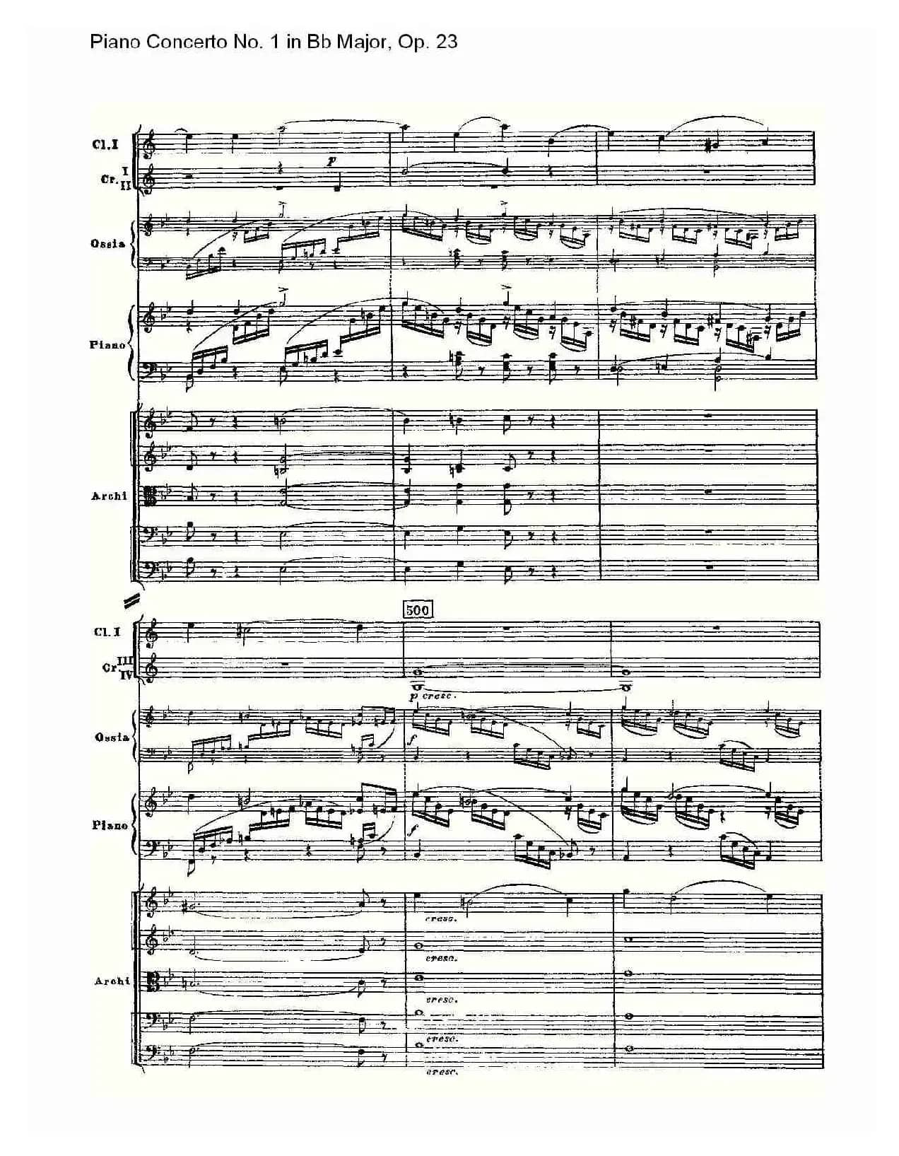 Bb大调第一钢琴协奏曲,Op.23第一乐章第二部（一）